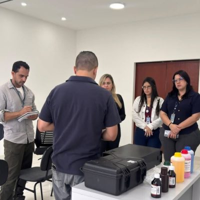Equipe técnica do CILSJ participou de capacitação para utilização de sonda multiparâmetro